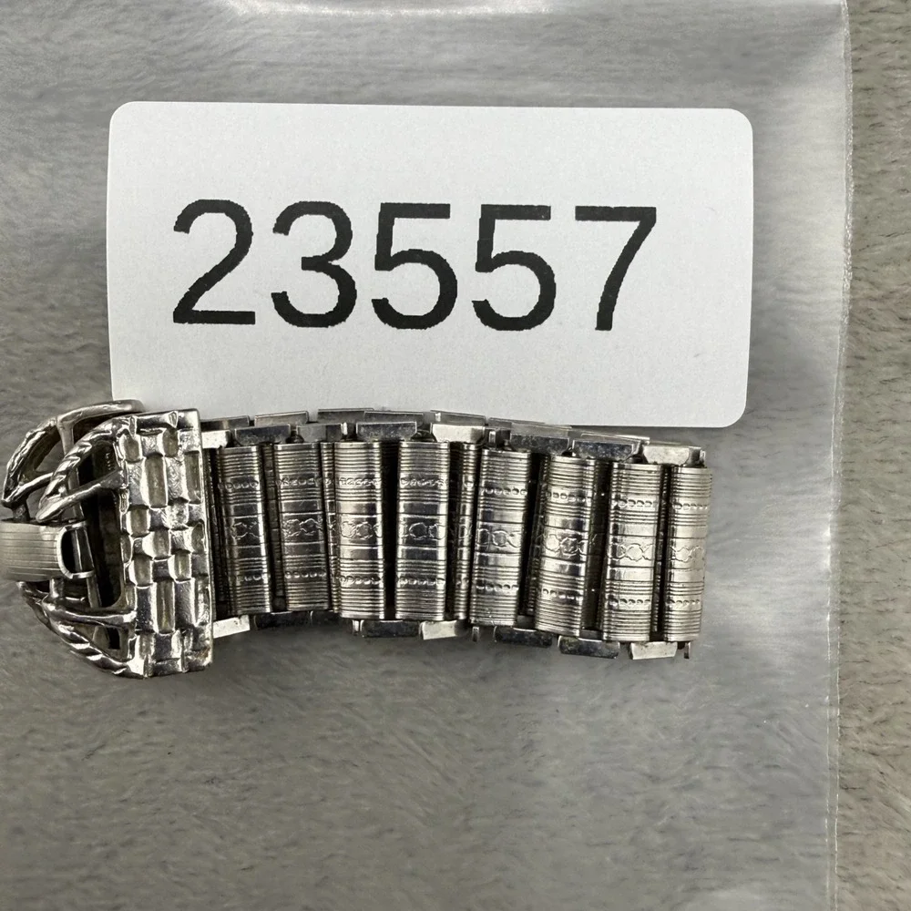 Vintage Goldette Bracelet‎ Silver Tone